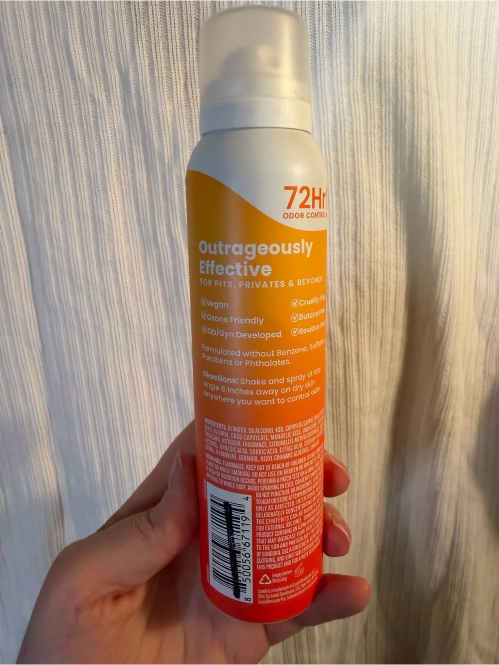 Whole Body Deodorant Spray - Clean Tangerine